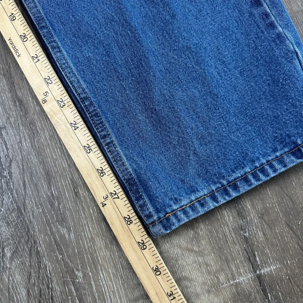 Levis 550 Relaxed Fit Medium Wash Blue Denim Mens Jeans 38x30 Classic Baggy